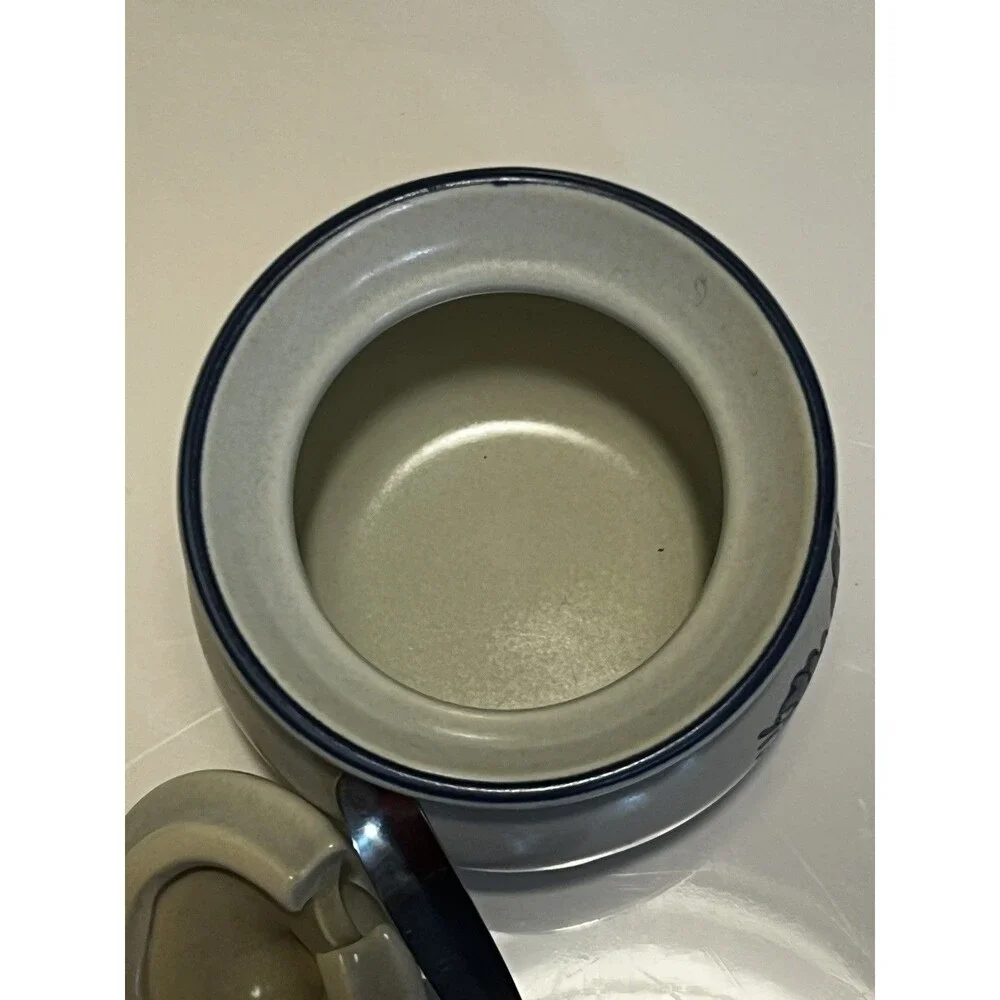 Pfaltzgraff Yorktowne Jam Jelly Jar/ Honey Pot with Slotted Lid #22 USA